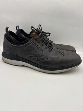 Johnston And Murphy XC4 Lancer Wingtip Gray Shoes Men Size 10